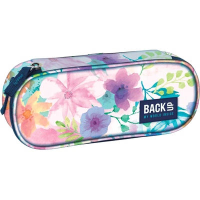 BackUP Ученически несесер BackUp A 18 Flowers (PB4A18)