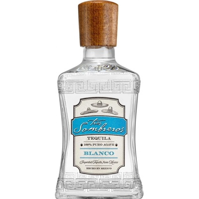 Sombreros Tres Blanco 38% 0,7 l (holá láhev)