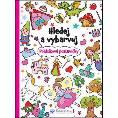 Hledej a vybarvuj - Pohádkové postavičky