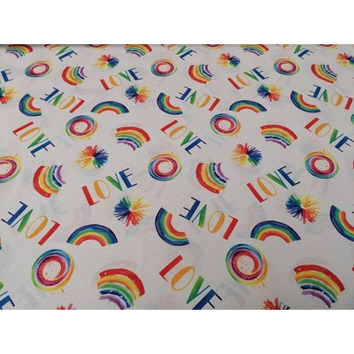 Dekoračné látka LOVE šírka 140 cm