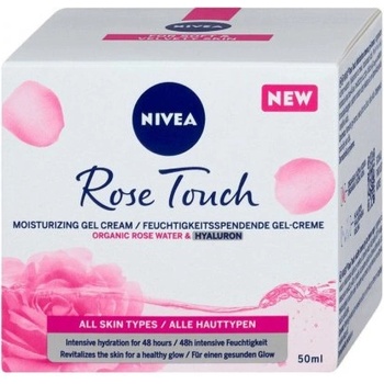 Nivea Rose Touch Moisturizing Gel Cream - Хидратиращ дневен крем-гел за лице 50мл