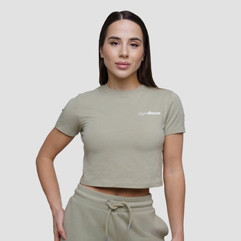 GymBeam Дамска тениска Agile Cropped Sage L