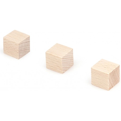 Metrie Dřevěné kostky z buku 20 mm 240 ks