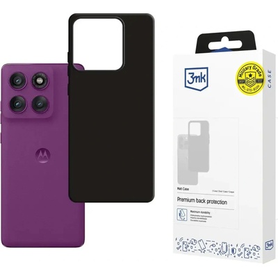 3mk Protection 3mk Matt Case за Motorola Edge 60 Pro - черен мат (5903108663328)