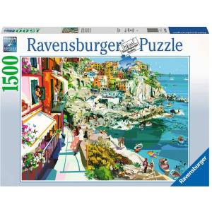 Ravensburger Пъзел Ravensburger от 1500 части - Романс в Чинкуе Тере (16953)