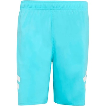 Adidas Бански гащета Adidas 3 Stripes 8´´ swimming shorts - Blue (Lucid Cyan / White)