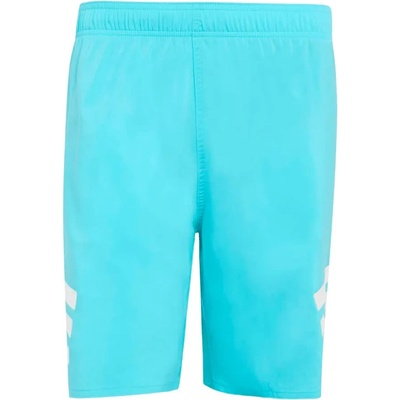 Adidas Бански гащета Adidas 3 Stripes 8´´ swimming shorts - Blue (Lucid Cyan / White)