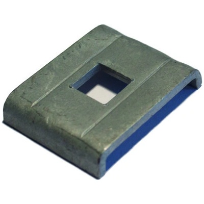 Příchytka panelu Zn zinkovaná 32x25x2 hranatá