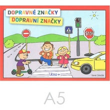 Omaľovánka A5 Litera Dopravné značky