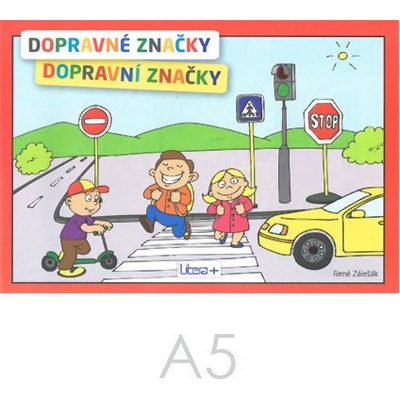 Omaľovánka A5 Litera Dopravné značky
