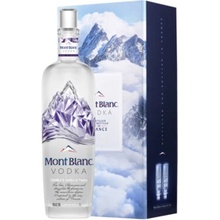Mont Blanc 40% 1 l (darčekové balenie 2 poháre)