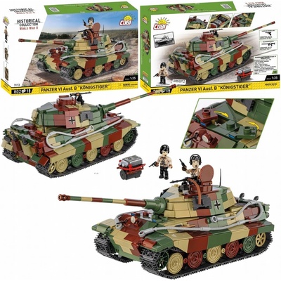 COBI 3113 II WW Panzer VI Ausf. B Königstiger, 1:35, 802 k, 1 f – Zboží Dáma