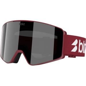 Bliz Ски маска Bliz G001 S3 Mirror Ski goggles - Matte Burgundy / Smoke With Silver Mirror - размер One Size (417-6336-0111)