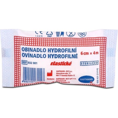 Hartmann Obväz hydrofilný elastický sterilný 6 cm x 4 m
