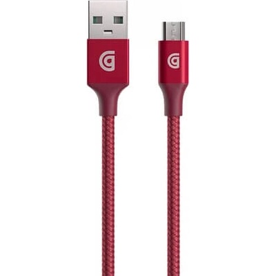 Griffin Здрав USB кабел за устройства с microUSB порт (150 см) - Griffin Premium microUSB to USB Cable (червен) (GP-042-RED)