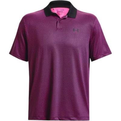 Under Armour Мъжка тениска с якичка Under Armour Men's UA Performance 3.0 Printed Polo - Лилав