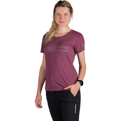 Northfinder Jenifer Dámske merino tričko TR 6005OR 523