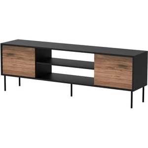 Cama MEBLE Cama EF CORTINA ТВ шкаф 180x40x60 черен/орех (490311)