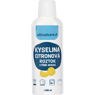 Allnature Kyselina citronová roztok 1000 ml