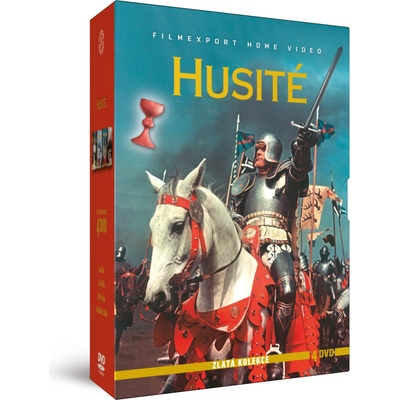 Kolekce Husité: Jan Hus + Jan Roháč z Dubé + Jan Žižka + Proti všem, 4 DVD