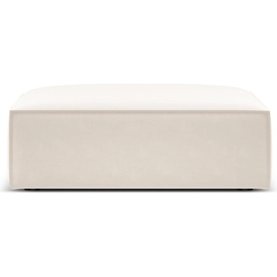 Mazzini Sofas Бежова кадифена табуретка Vanda - Mazzini Sofas (MAZ_POUF_51_F1_VANDA1)