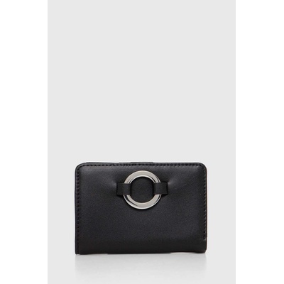 Sisley Кожен портфейл Sisley дамски в черно (6HEDWY03X)