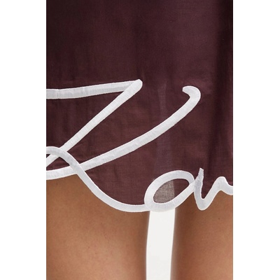 KARL LAGERFELD Памучна рокля Karl Lagerfeld (A2W46075)