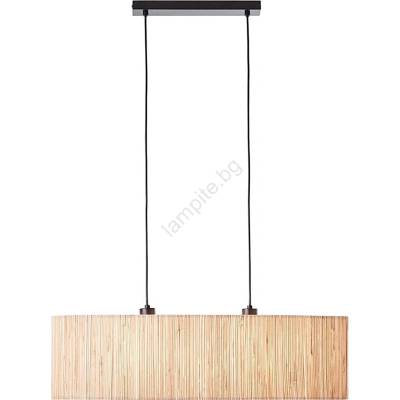 Endon Lighting 101692 - Пендел LONGSHORE 2xE27/10W/230V бежов (EN0204)