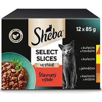 Sheba Šťavnatý výběr ve šťávě 12 x 85 g