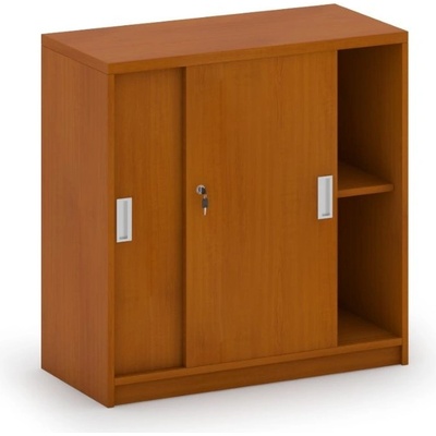 Mirelli, Zasouvací kancelářská skříň 800 x 400 x 800 mm, třešeň – Zboží Dáma