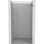 Mexen Lunar-B лява врата за душ, прозрачна, 55 см, gun metal - 832-055-000-95-00-P (832-055-000-95-00-P)