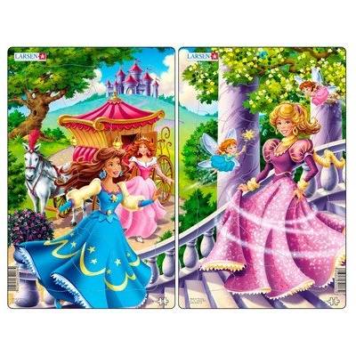Larsen - Пъзел: Серия "Принцеси" - 11 части, среден