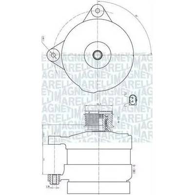 MAGNETI MARELLI Alternátor MAG 063732188010