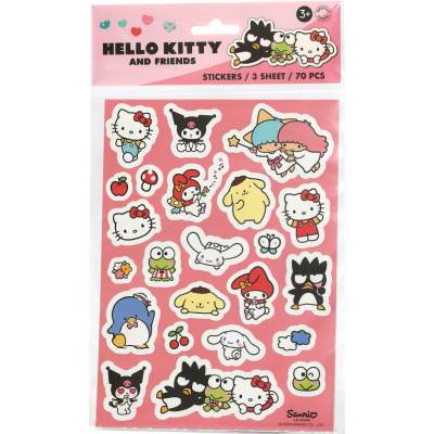 Sada nálepiek na hranie 70 kusov hračka pre deti nálepky Hello Kitty