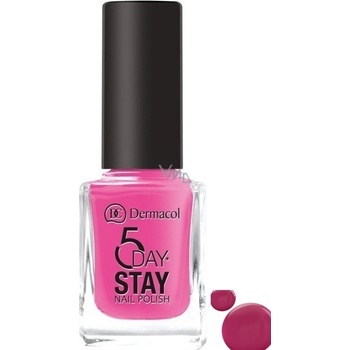 Dermacol 5 Day Stay dlhotrvajúci lak na nechty 38 Cherry Blossom 11 ml
