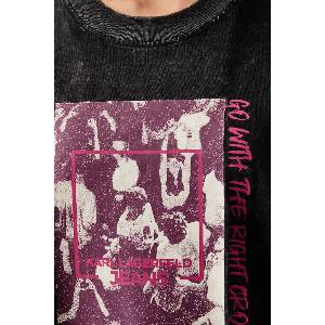 Karl Lagerfeld Jeans тениска дамска от памук (B4W17012)
