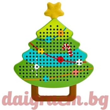 Hape Занимателна магнитна дъска за рисуване, Коледна елха, hape e6604 (h6604)