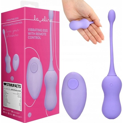 Shots Loveline Vibrating Egg with Remote Control Violet Harmony, silikónové vibračné vajíčko s diaľkovým ovládaním