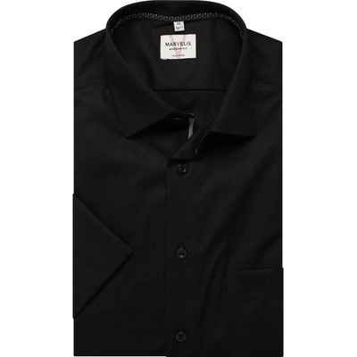 Marvelis Modern Fit pánská košile s krátkým rukávem 725472 12 68 černá