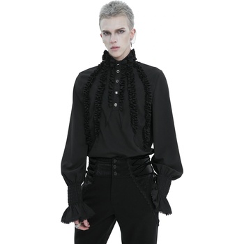 Devil fashion мъжка риза DEVIL FASHION - Black Chiffon - SHT10401