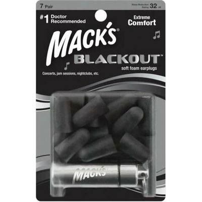 Mack's Blackout špunty do uší 3 párů
