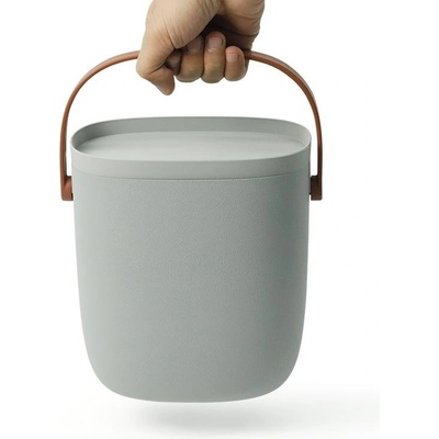 Qualy Design Úložný box Stogo 10377 3,5 l sivý