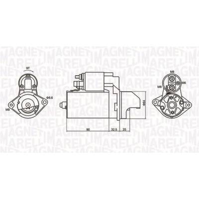 Startér MAGNETI MARELLI 063721334010