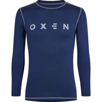 OXEN Фланелка с дълъг ръкав OXEN Men's Long Sleeve Baselayer Top - Navy