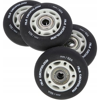 Nils Extreme PU 76x24 82A s ložiskami ABEC 9, 4 ks