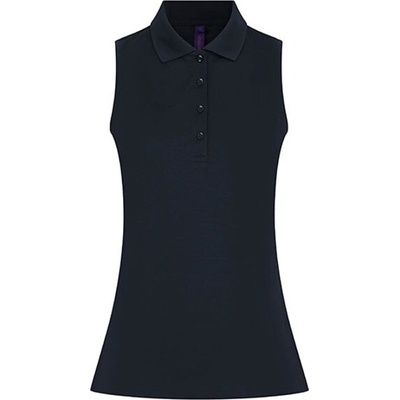 Henbury Dámske tričko bez rukávov H477 Navy