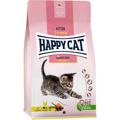 Happy Cat Supreme Kitten Land Geflügel 1,3 kg