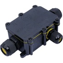 Solight WW004 krabička IP68, 1x vstup, 2x výstup, 5-9/9-12mm, max 2,5mm2