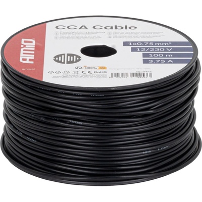 Amio 04453 Vodič reproduktoru jednožilový 1x0,75 mm2 100 m
