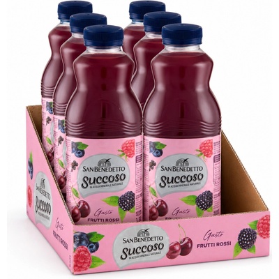 San Benedetto ovocný nápoj Succoso červené ovoce 6 x 1,5 l
